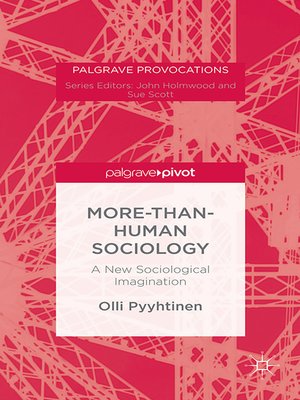 cover image of More-than-Human Sociology